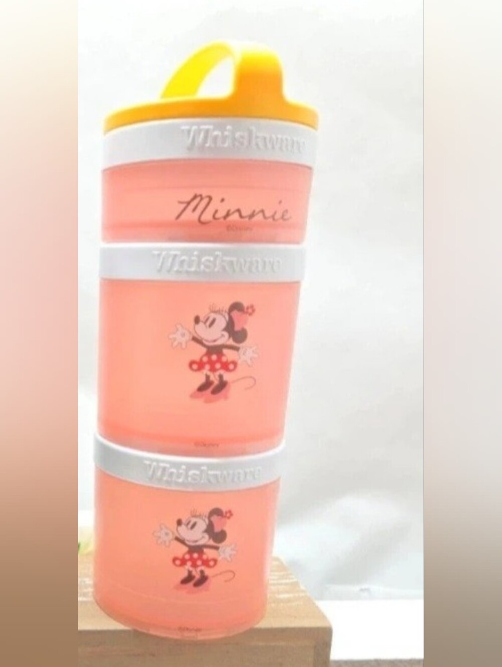Whiskware Disney Mickey/Minnie Stackable Snack Containers BPA